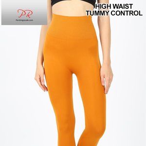 6 PACK!!  SEAMLESS CLASSIC CAPRI LEGGING 80-5